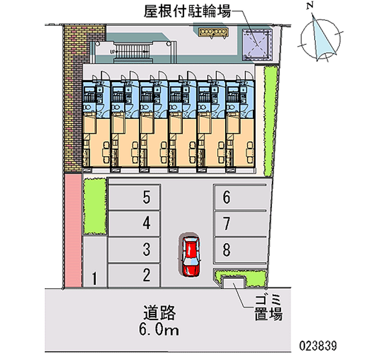 レオパレスイーストＡ 月極駐車場