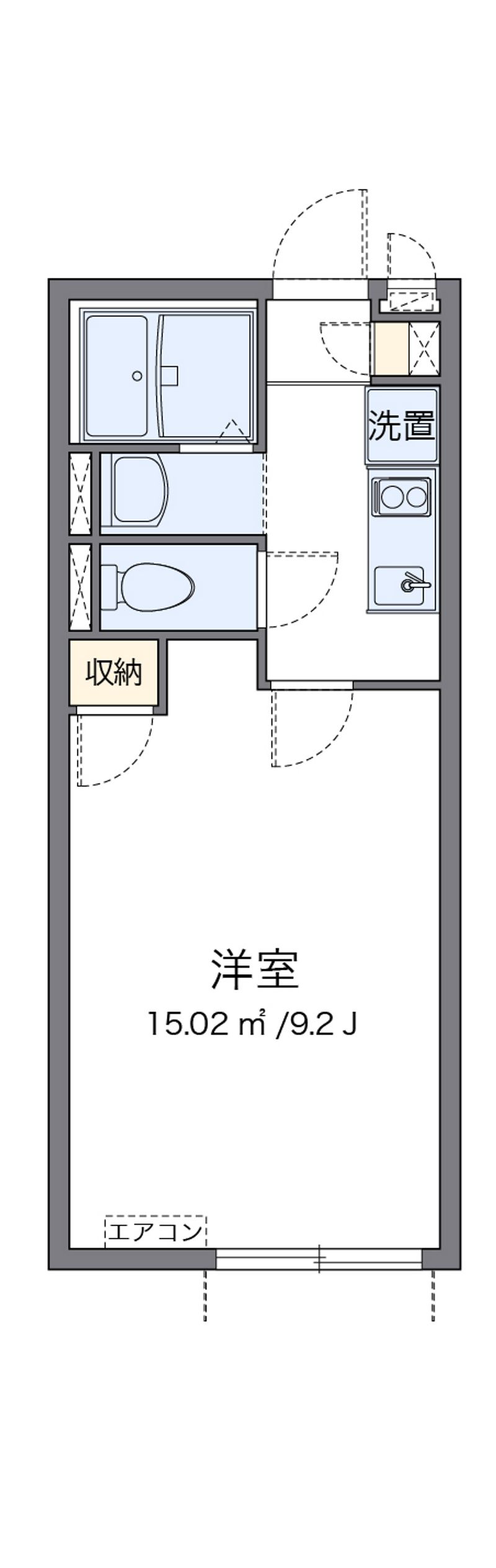 クレイノアークヴィラ 間取図