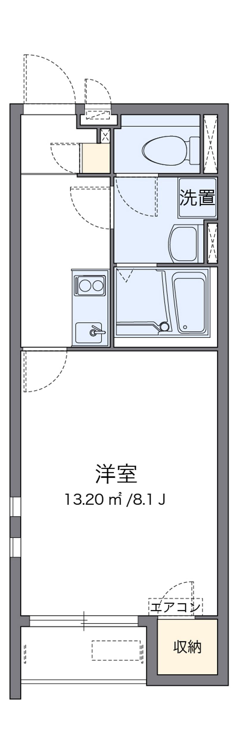 クレイノフリーリー 間取図