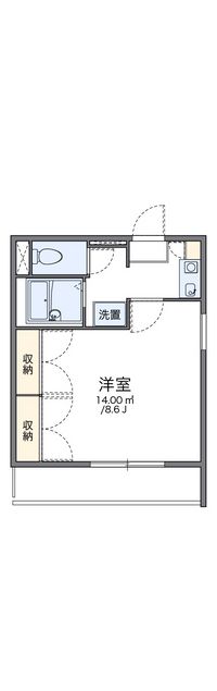 レオパレスリバティー１ 間取り図