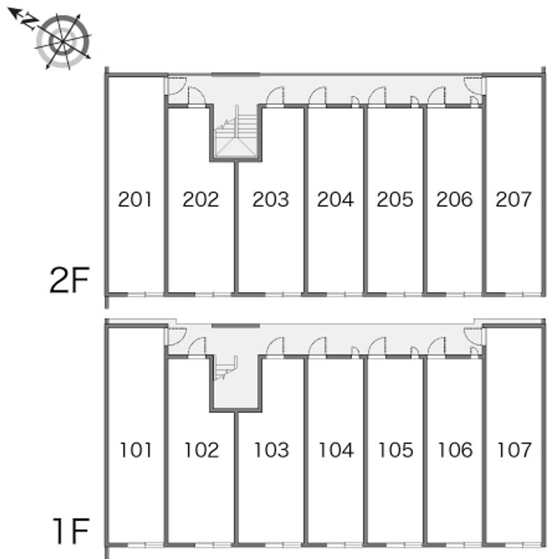 アルクグレイスフル 間取り配置図
