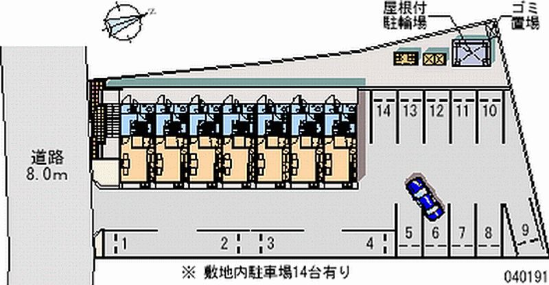 レオパレスサンシャインⅡ 月極駐車場