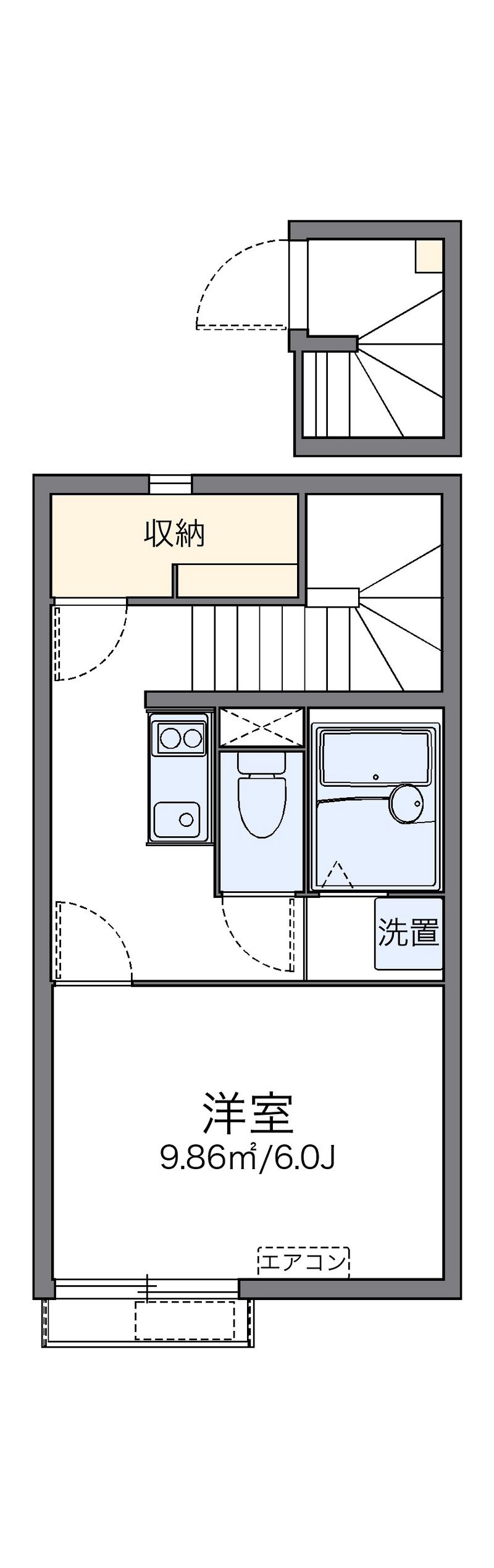 レオネクストハイツ五位ノ池Ⅰ 間取図
