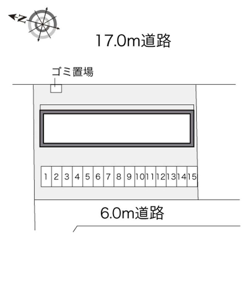 レオパレスｗｅｓｔ 配置図