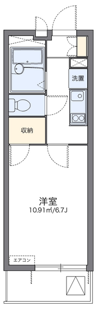 レオパレスＭａｋｅａｒｒｏｗⅢ 間取り図