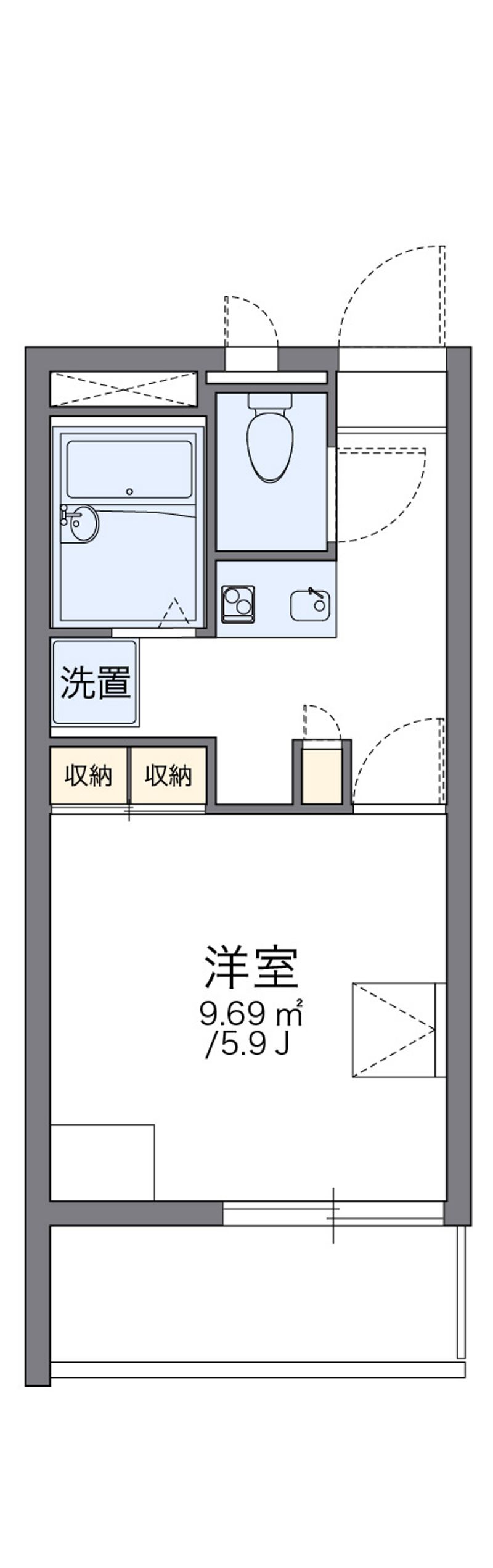 レオパレスグランシャリオ 間取図
