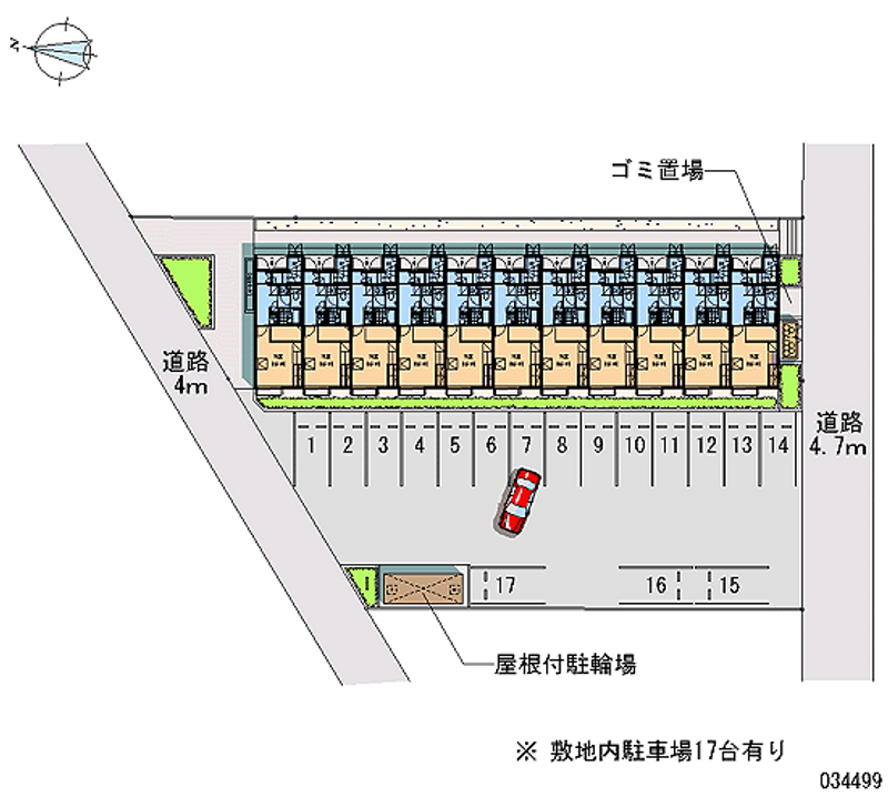 34499 Monthly parking lot