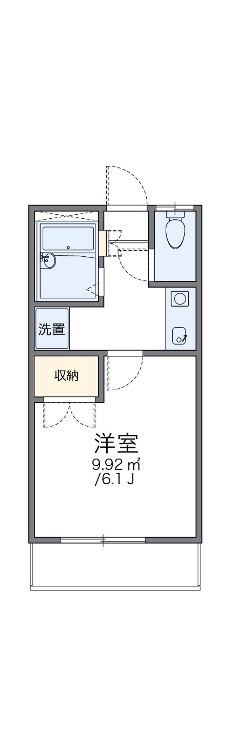 レオパレス中江 間取り