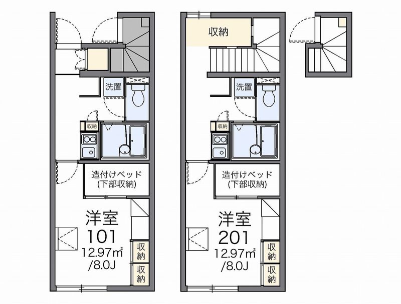 レオパレスヴェルデ 間取図