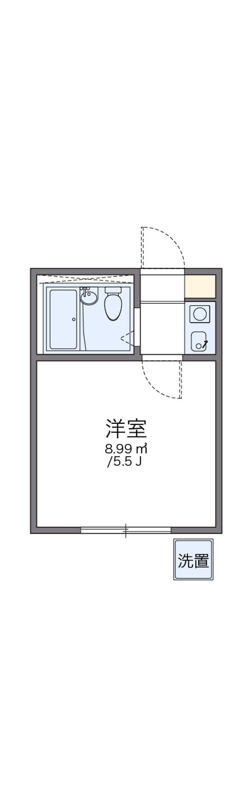 レオパレス北烏山 間取図