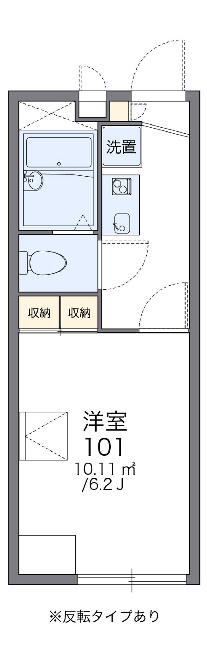 レオパレスエスポワール 間取図