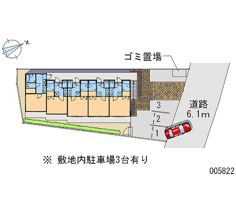 レオパレス米子 月極駐車場