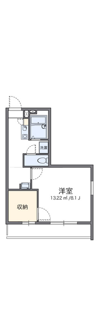 レオパレス柿ノ木 間取り図