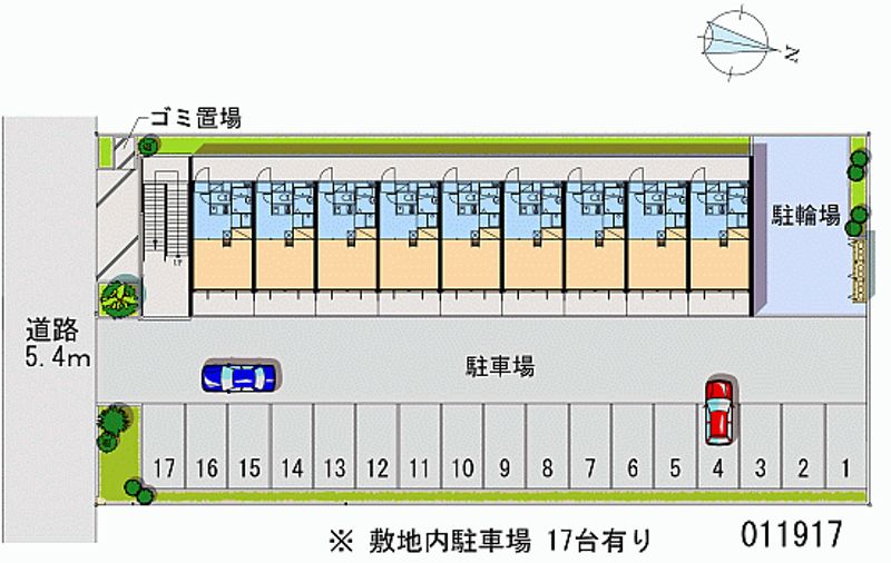 レオパレスミラノ 月極駐車場