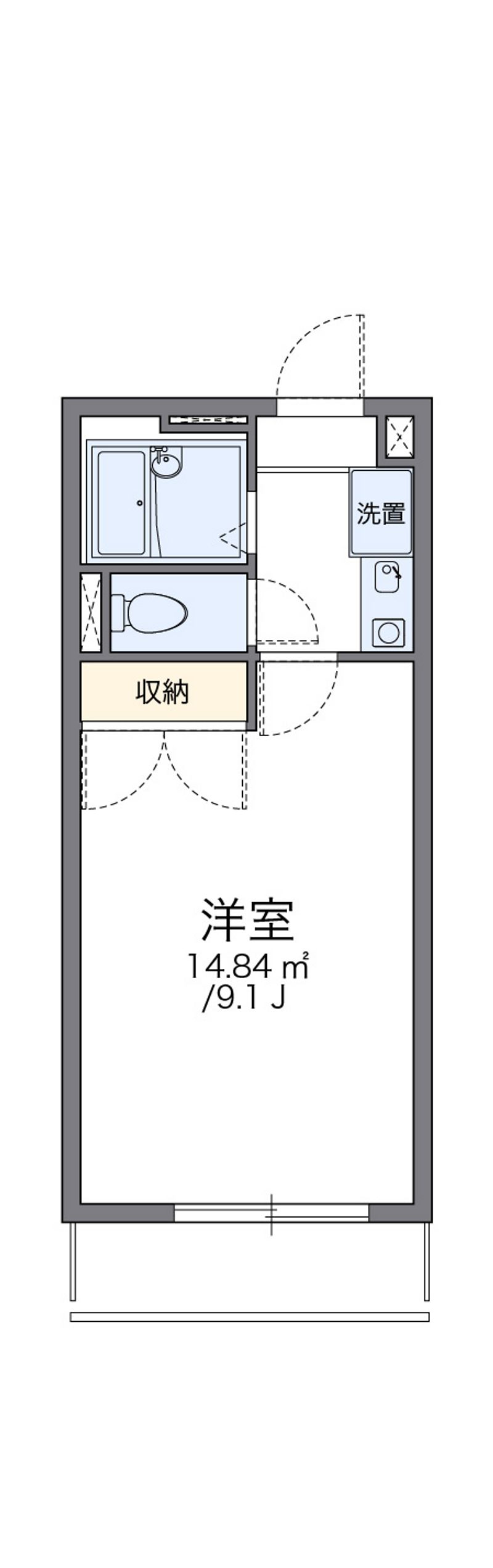 レオパレスアンフィニ 間取図