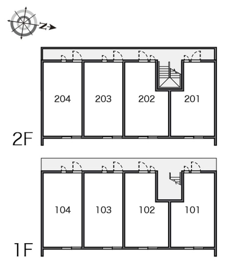 アルクエルポルトファーロ 間取配置図