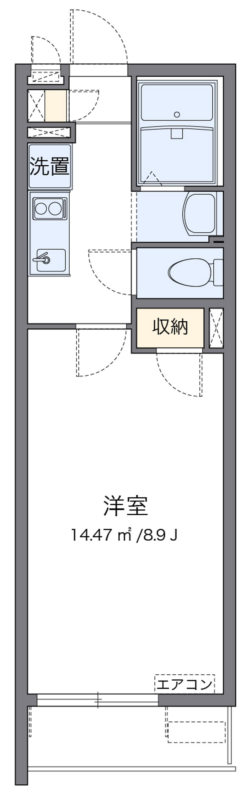 クレイノシャトーブランカⅡ 間取図