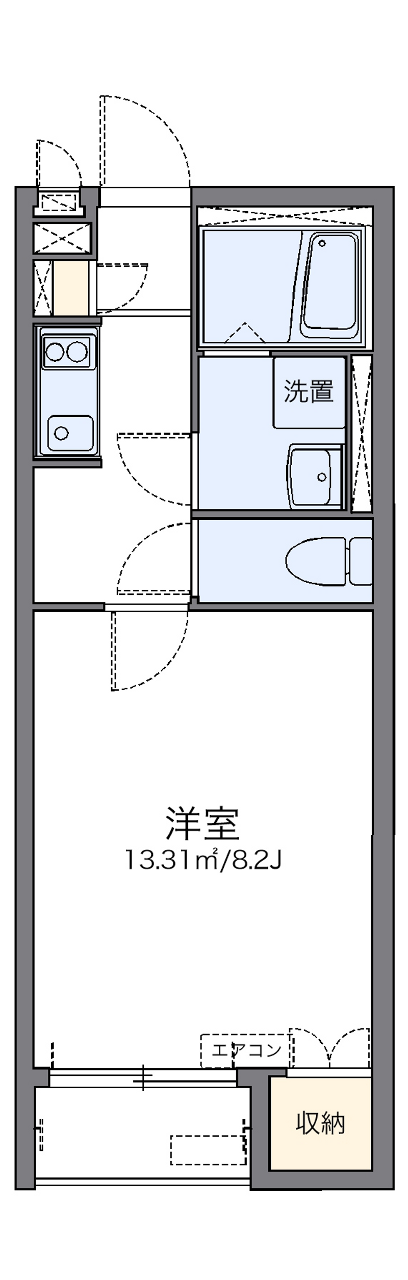 レオネクストラメール 間取図