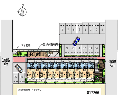 レオパレス西大通り 月極駐車場
