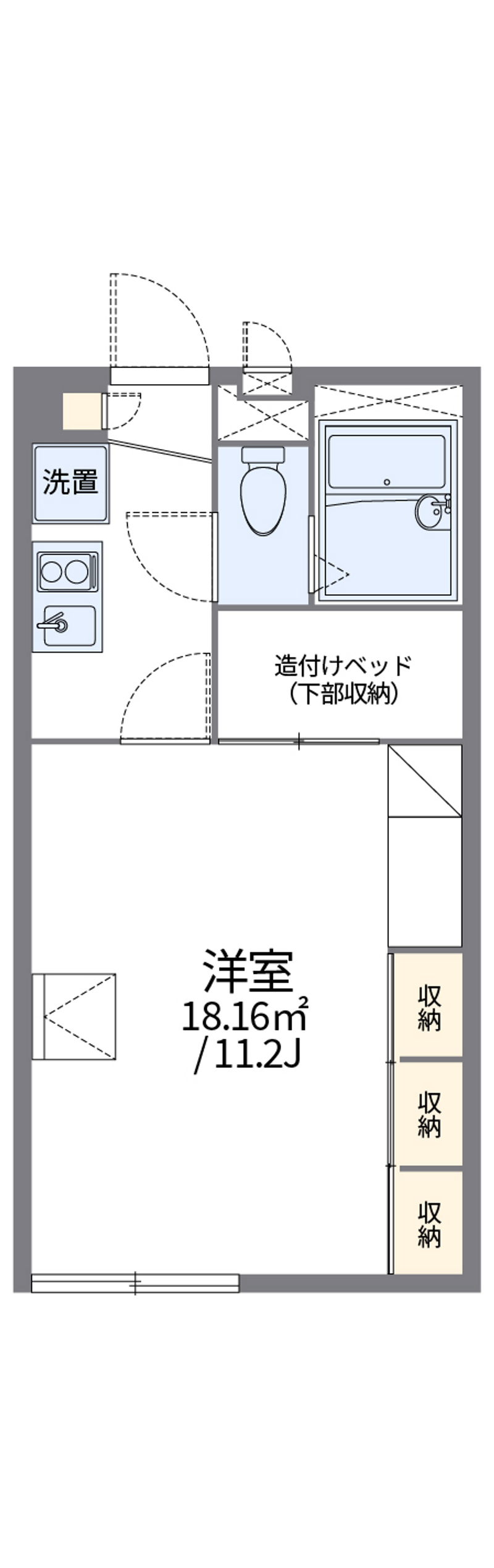 レオパレス21】レオパレスＯｋｕｒａ 107号室