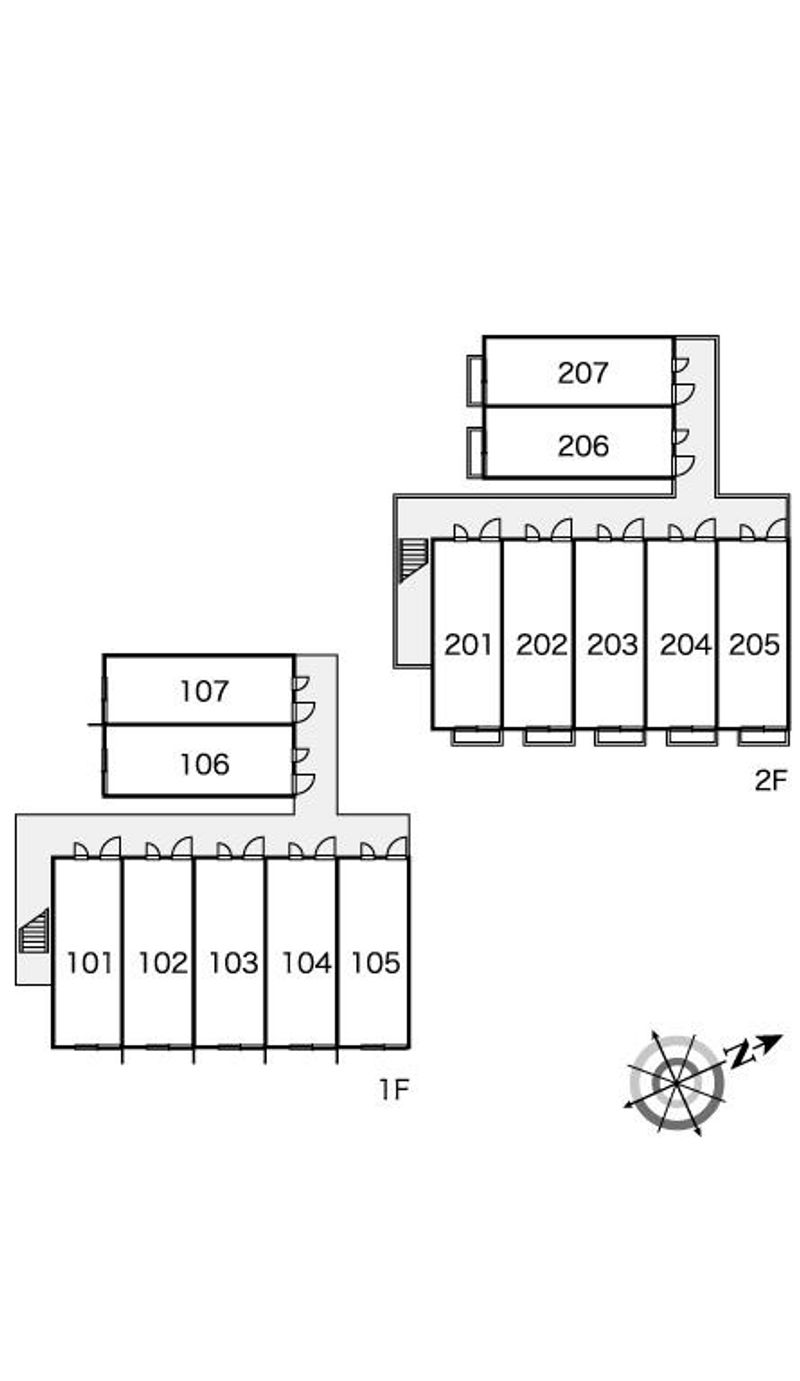 レオパレスＲ 間取配置図