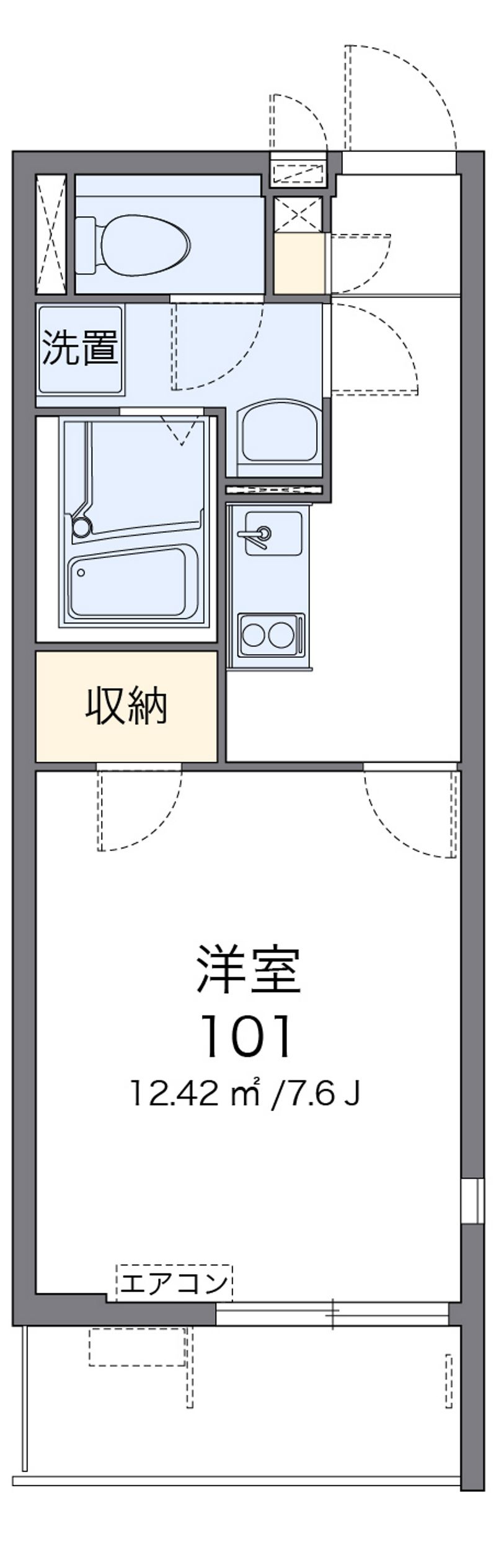 レオネクスト業平 間取図