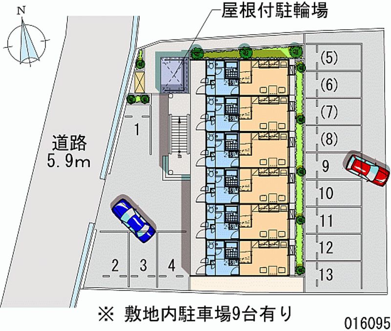 16095 Monthly parking lot