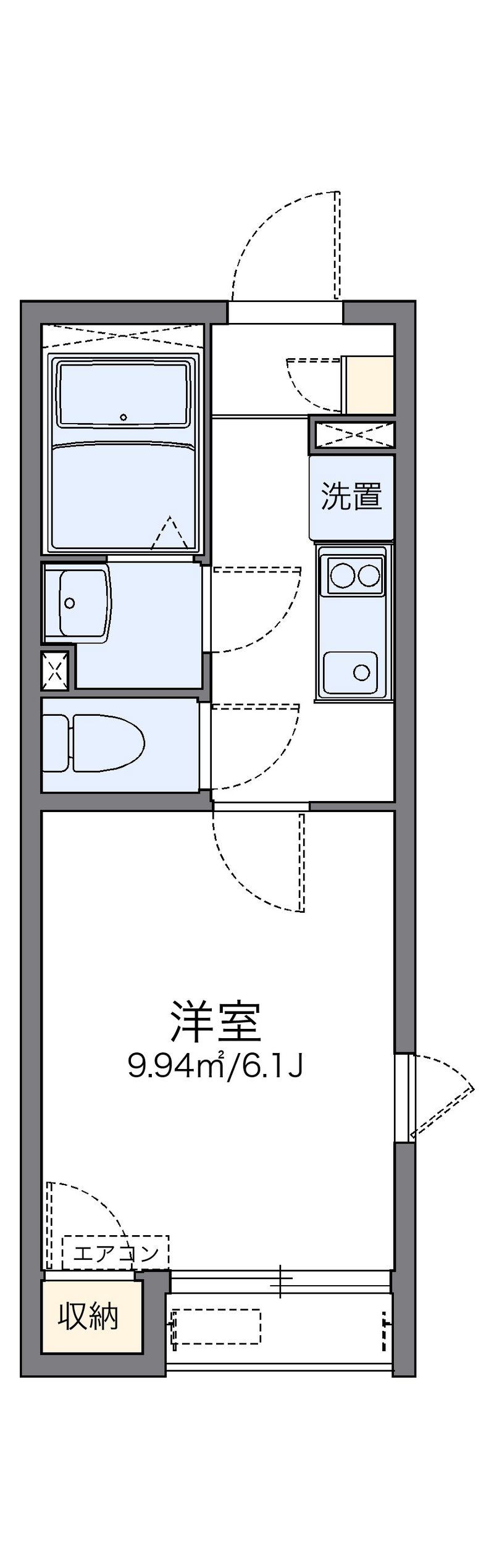 レオネクスト若葉町 間取図