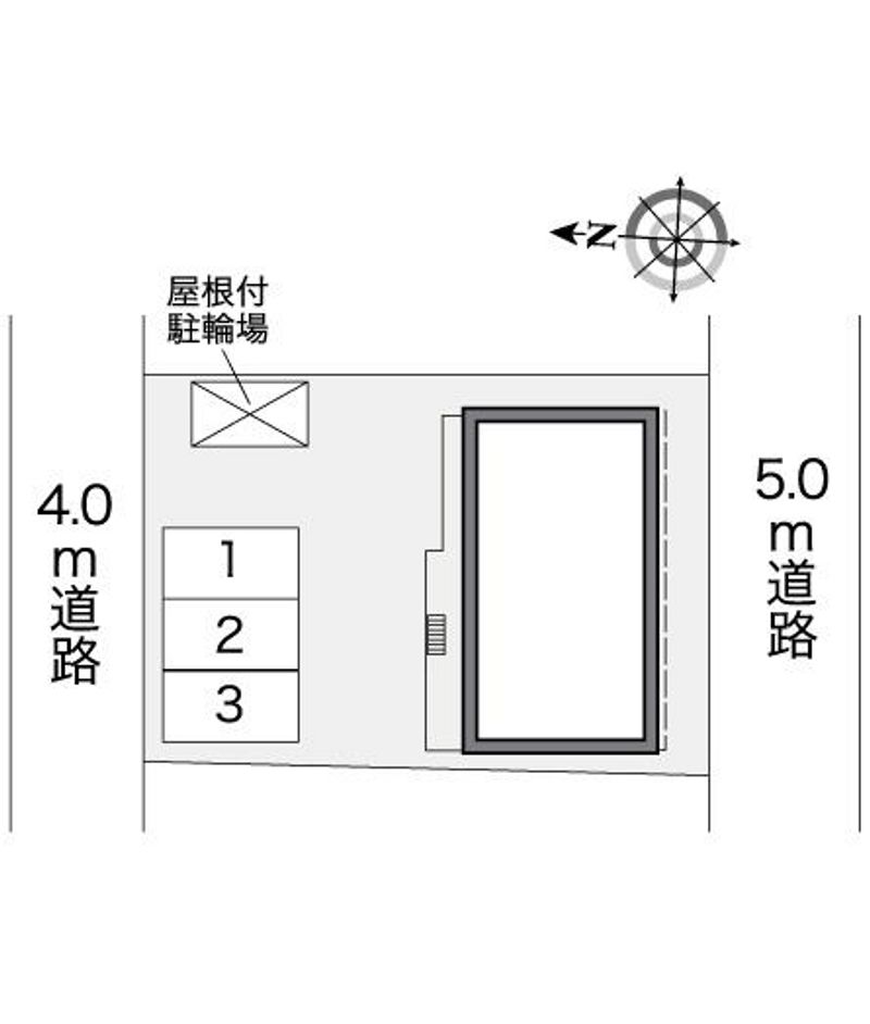 レオパレス春日 配置図