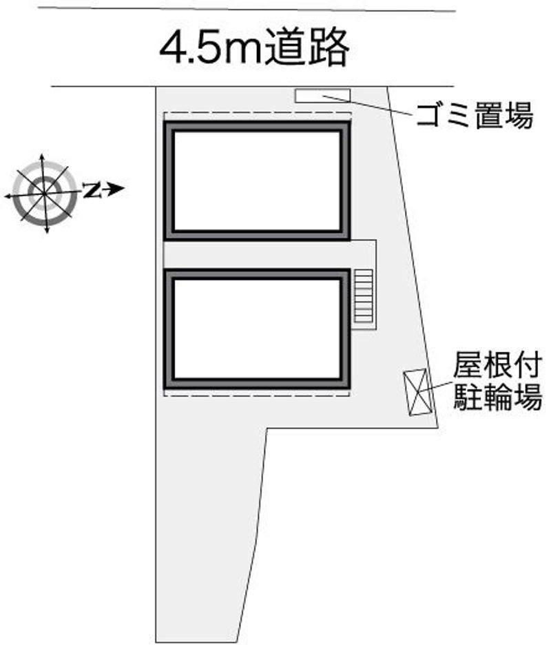 レオパレス美樹 配置図