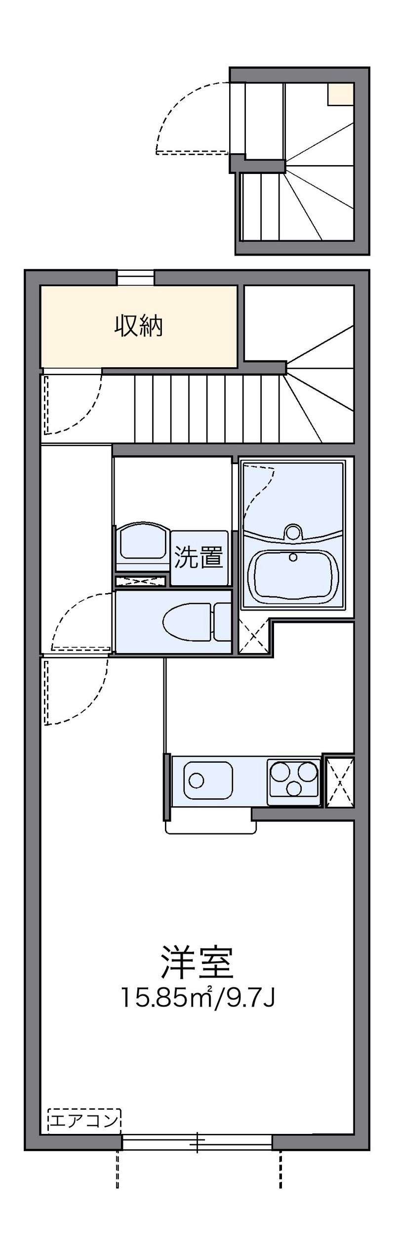 レオネクスト中原 間取図