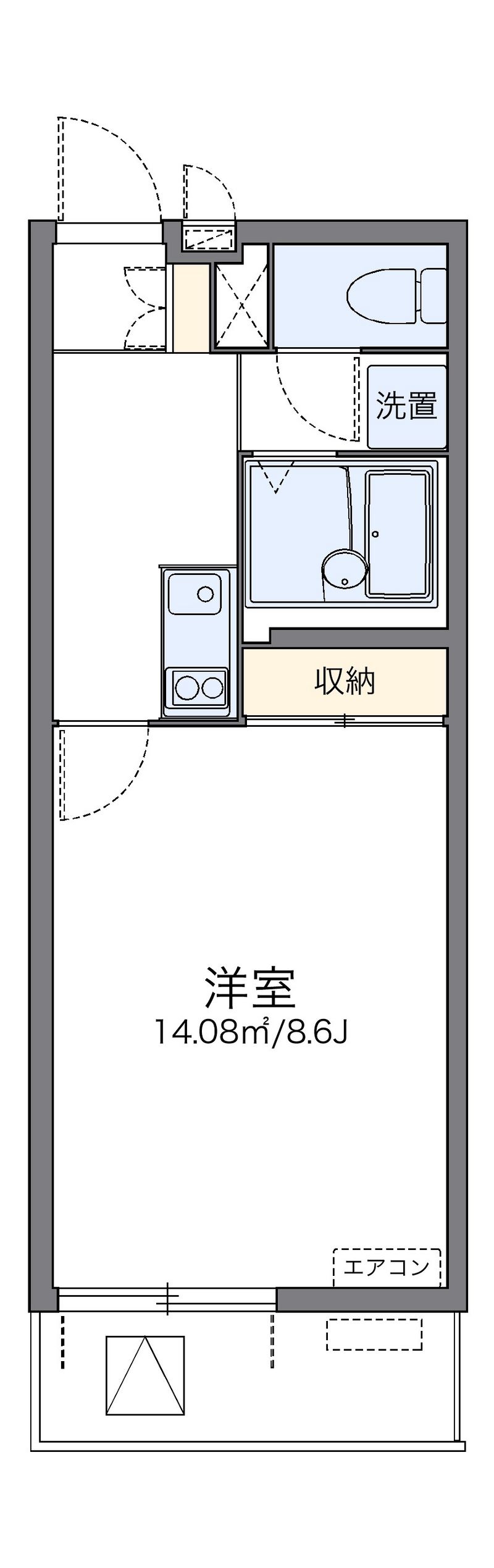 レオネクストウインズ立野 間取図