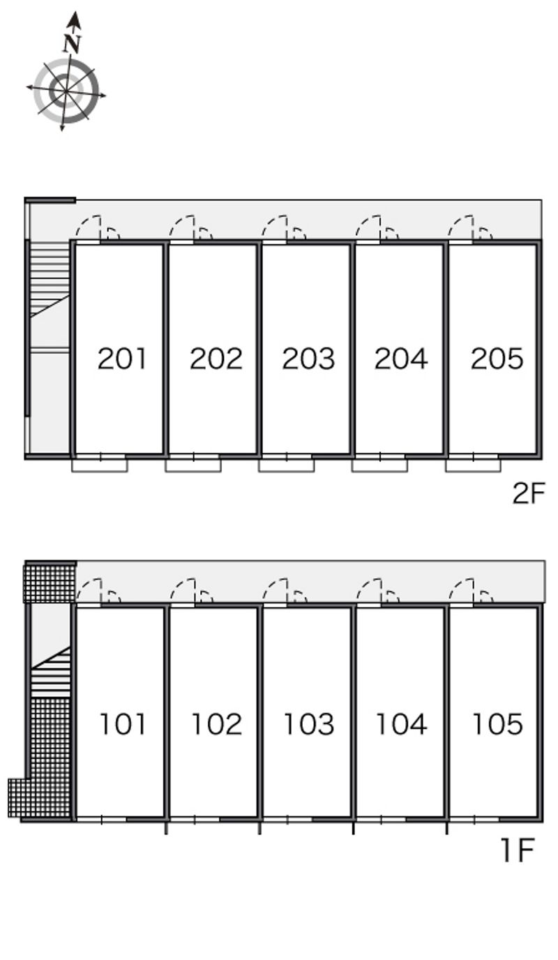 レオパレスウェルカム３９ 間取配置図