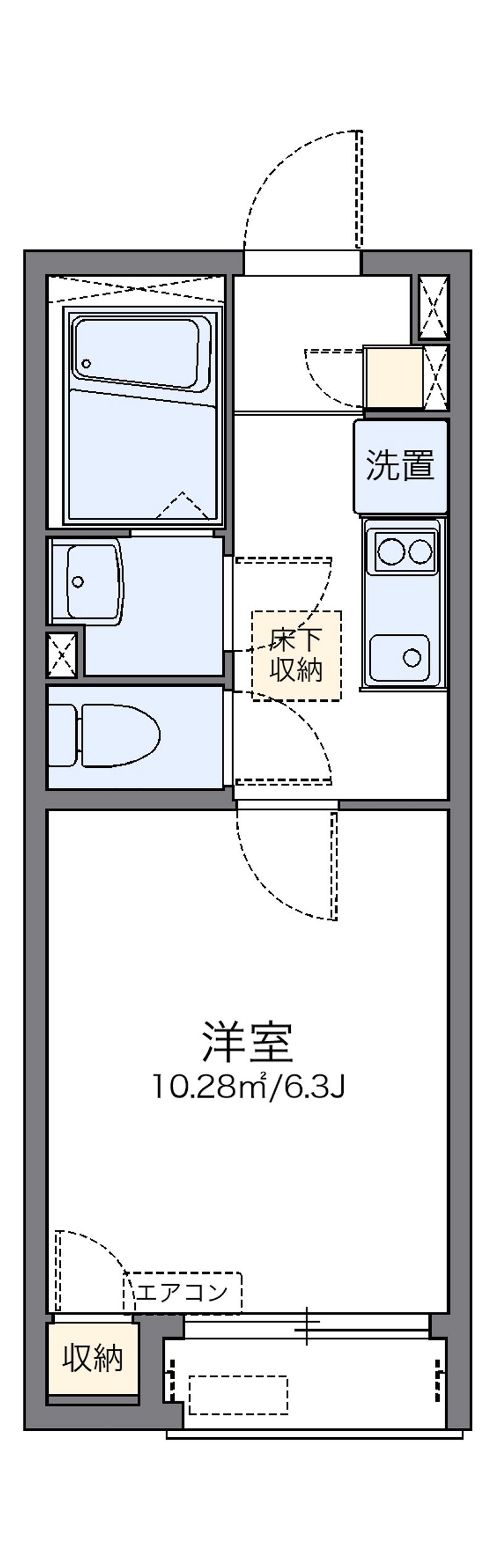 レオネクスト宇宿 間取図
