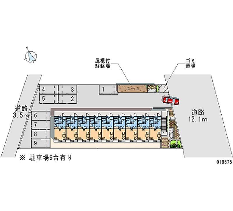 レオパレス静樹 月極駐車場