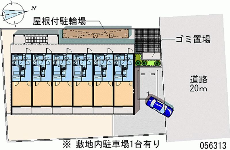 クレイノカーサフェリチタ 区画図