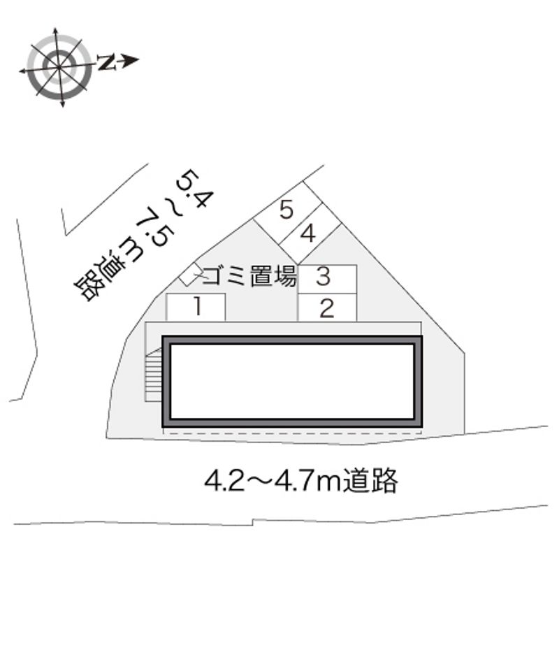レオパレスメルベーユ 配置図