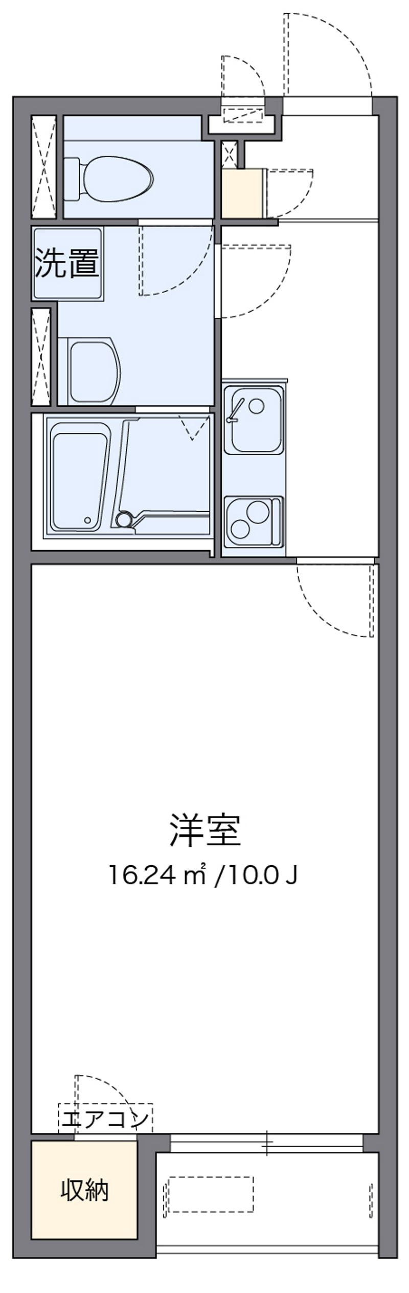 クレイノＡＲＣＡＤＩＡ 間取図