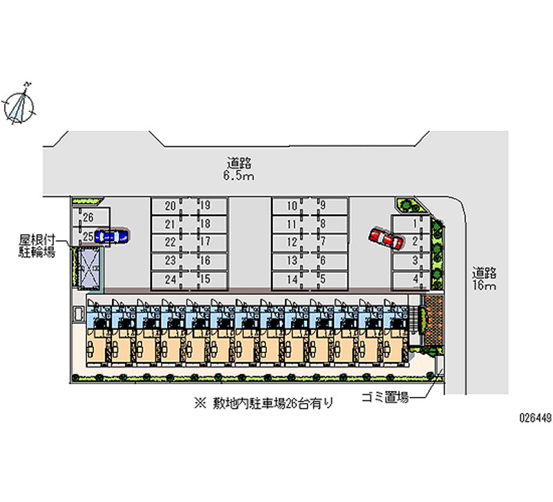 26449 bãi đậu xe hàng tháng