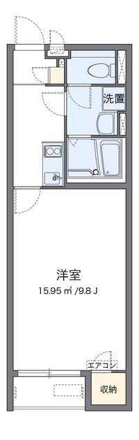 クレイノＡＬＴＡ新地 間取り図