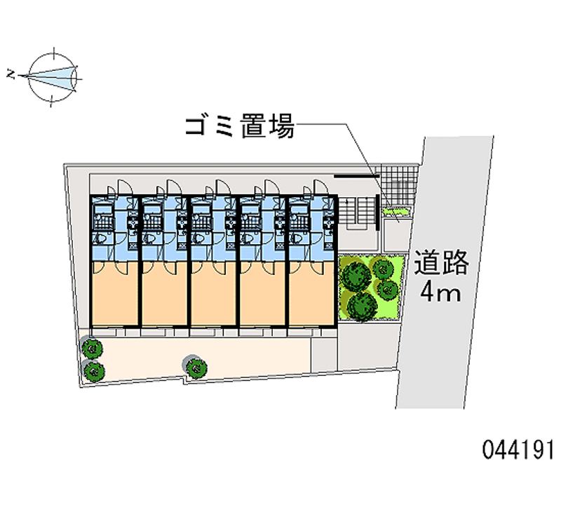 レオパレスサニープレイス 区画図