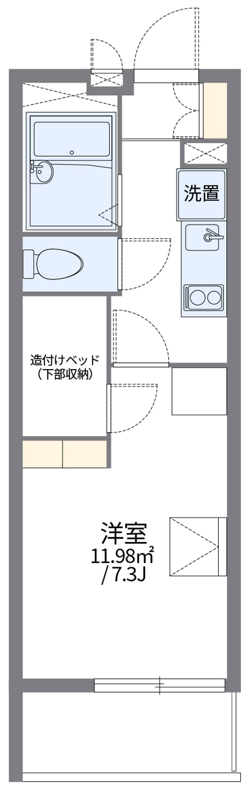 leopalace SUMIYOSHI Floor plan