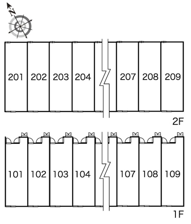レオパレスＷｉＬＬ 間取り配置図