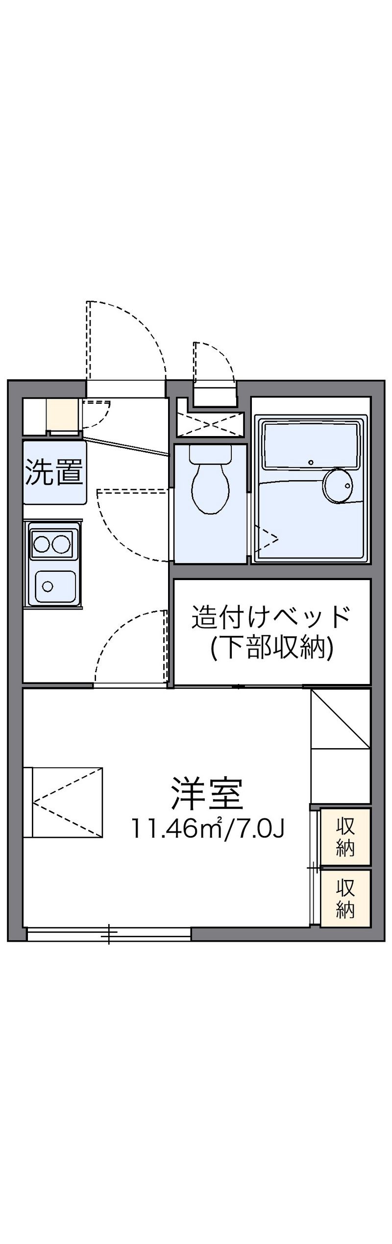 レオパレスＢｒｉｇｈｔｏｎ宮司 間取図