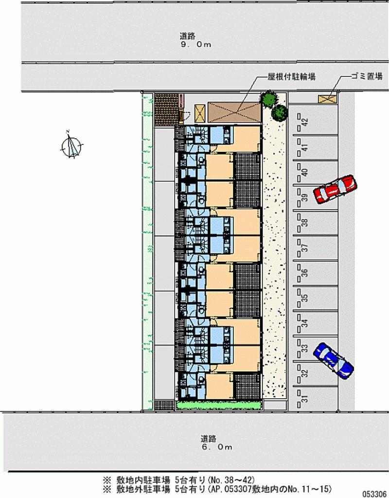 レオネクストかきの木 月極駐車場