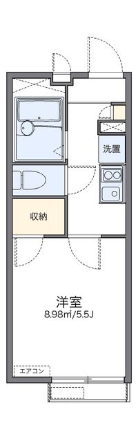 レオパレスめぐみ壱番館 間取り図