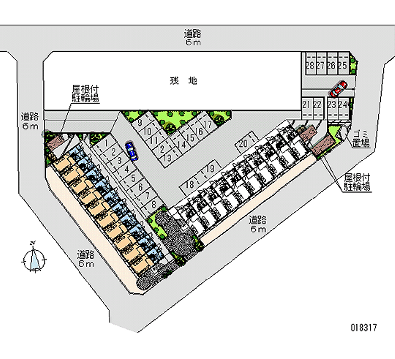 18317 Monthly parking lot