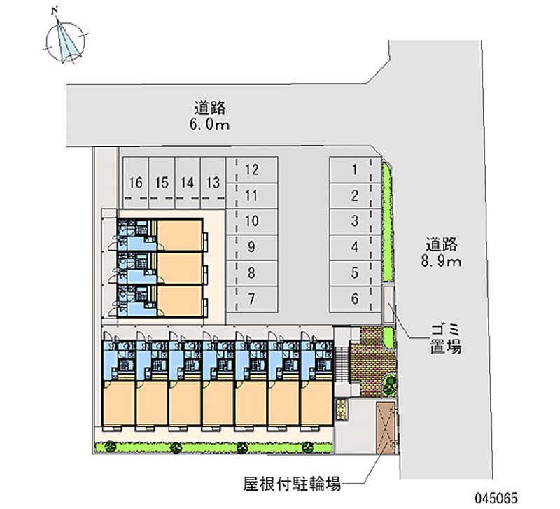 45065 Monthly parking lot