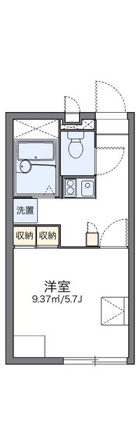 レオパレスオアシス 間取り図