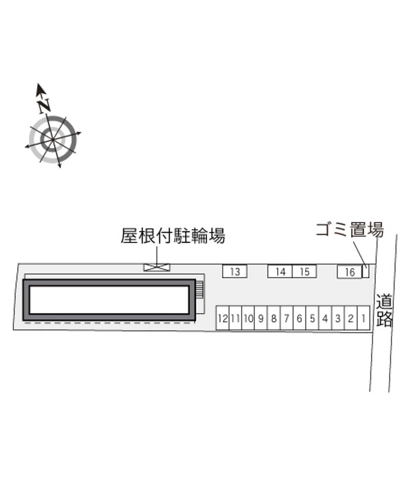 レオパレス千代崎コースト 配置図